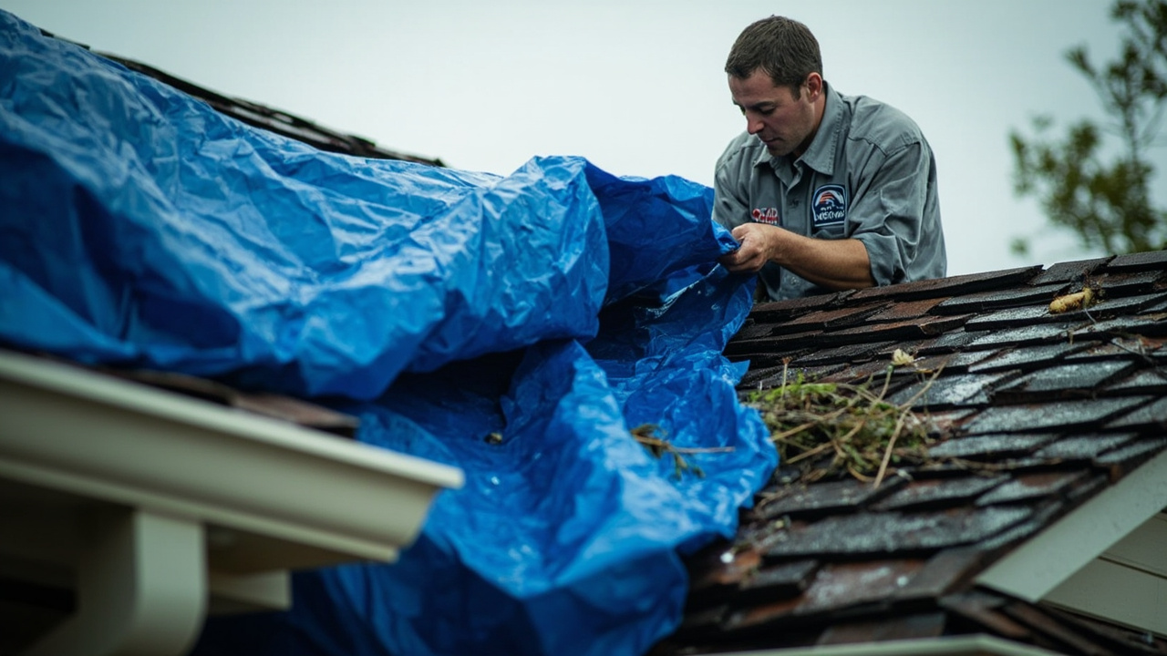 Emergency Tarping Service in San Antonio – On-Site in 60 Minutes or Less