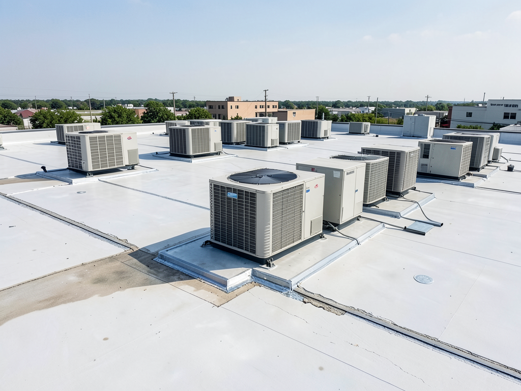 Flat roof repair and silicone coating for san anto