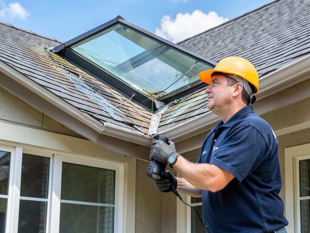 How to spot hail cracks on your deerfield skylight