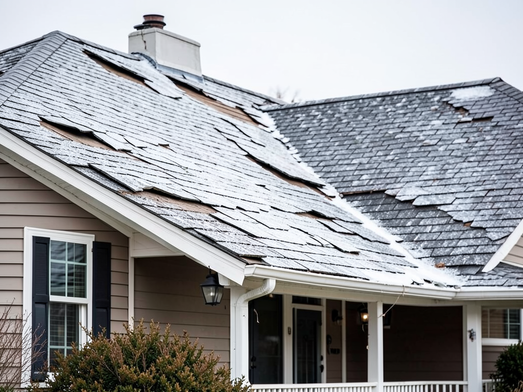 What happens to your roof shingles during a san an