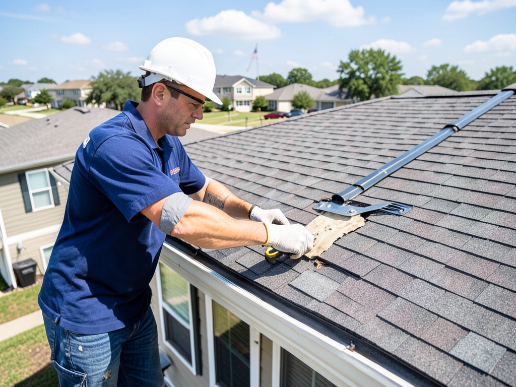 Who is actually responsible for roof repairs in a San Antonio townhome community?